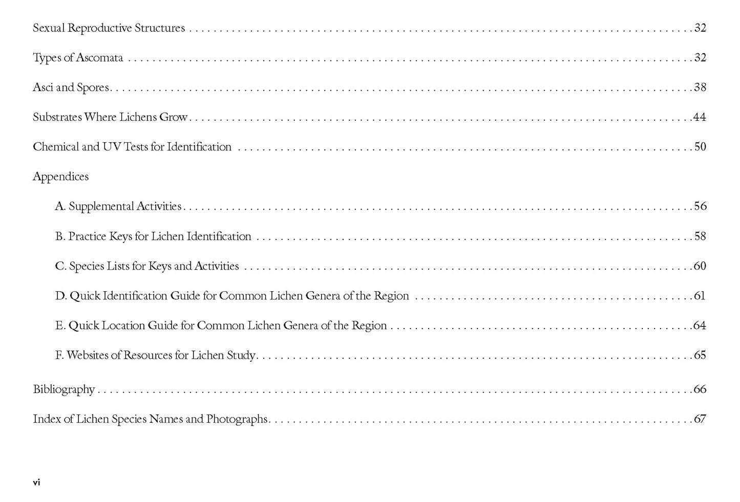 Lichen Study Guide for Oklahoma and Surrounding States