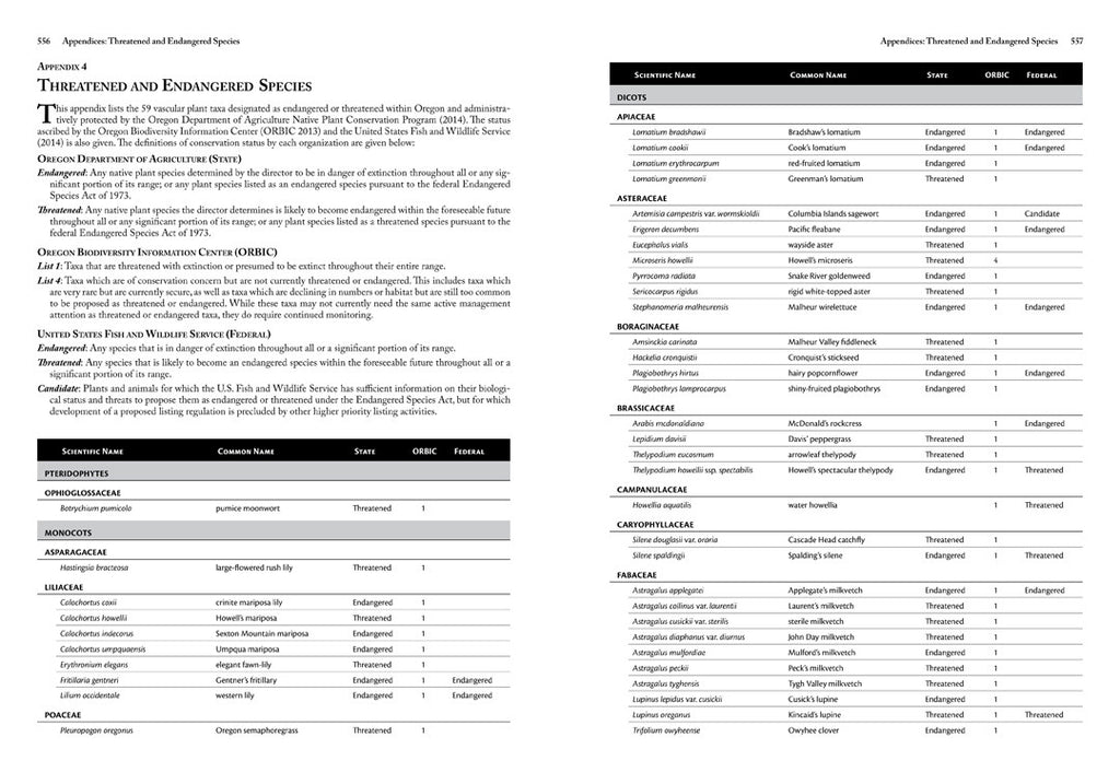 Flora of Oregon. Volume 1: Pteridophytes, Gymnosperms, and Monocots