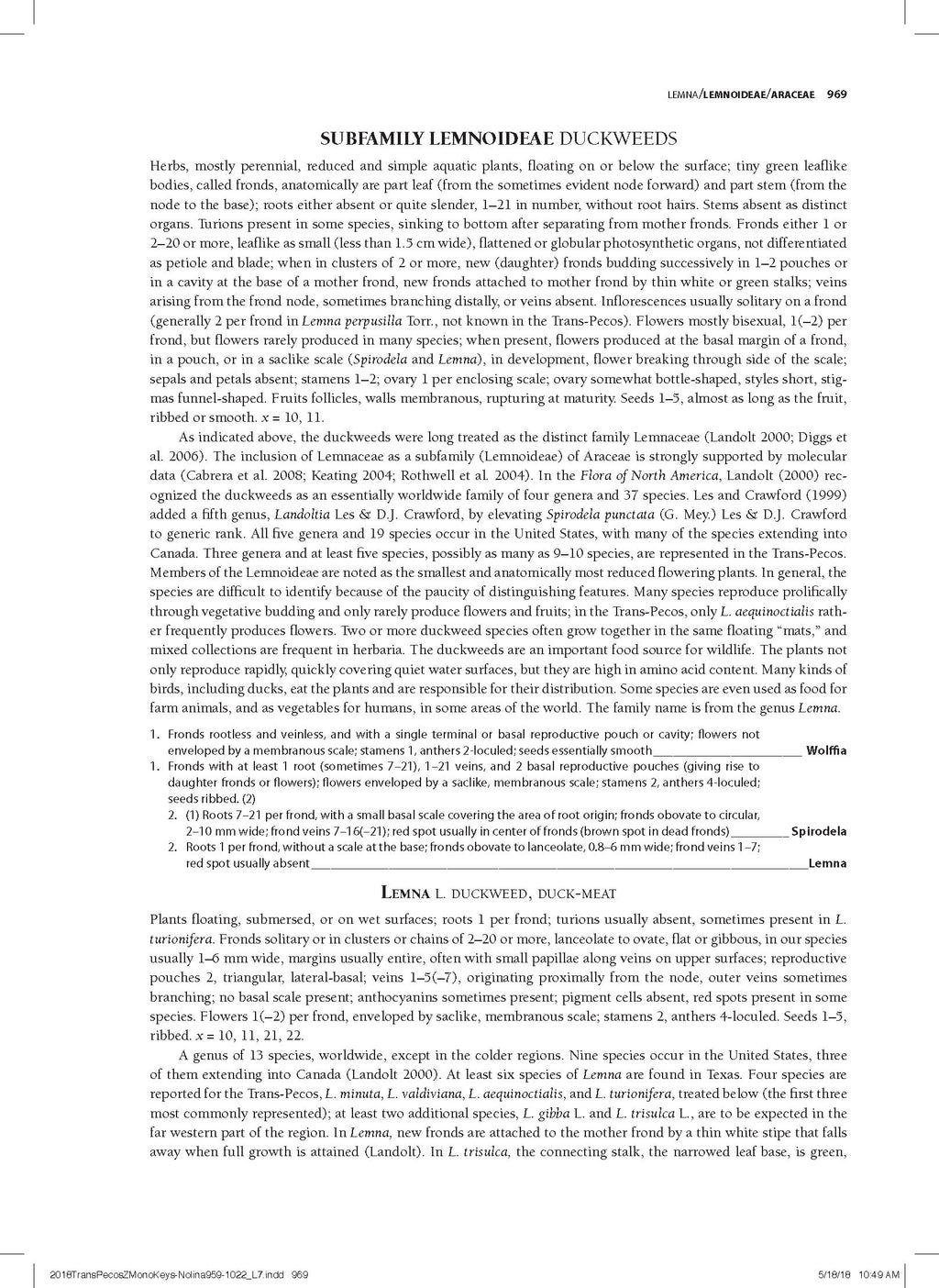 Flowering Plants of Trans-Pecos Texas and Adjacent Areas