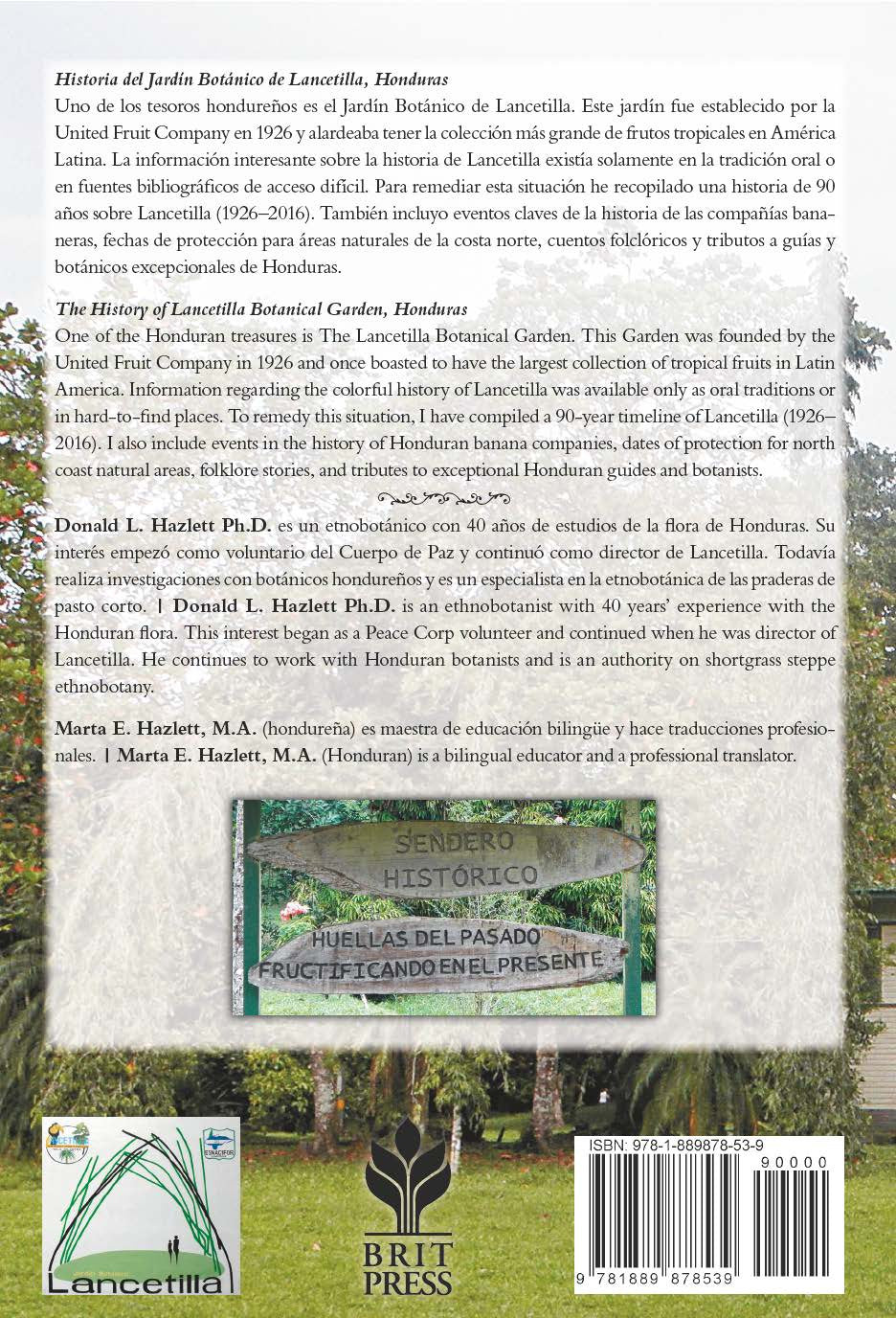 Historia del Jardín Botánico de Lancetilla, Honduras - The  History of Lancetilla Botanical Garden, Honduras