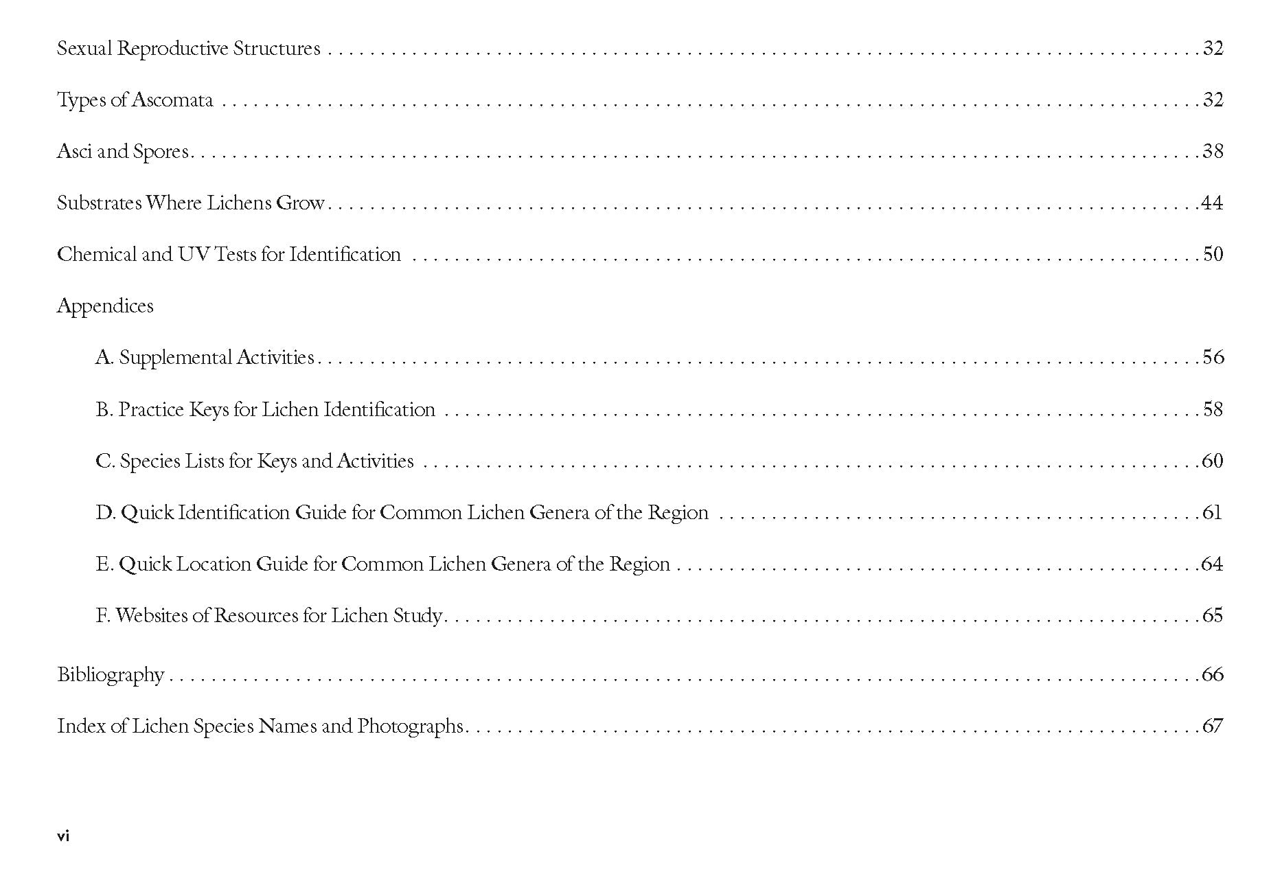 Lichen Study Guide for Oklahoma and Surrounding States