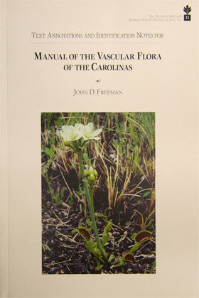 Text Annotations and Identification Notes for Manual of the Vascular Flora of the Carolinas